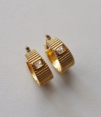 Jessa Jewelry Stella Gold Hoop Earrings