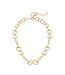 Susan Shaw Gold Horse Bit  Toggle Necklace