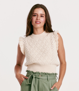 Vintage Cream Mona Knit Sweater