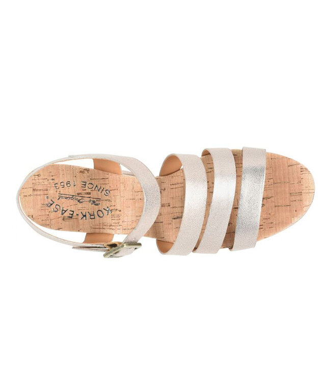 Gold Metallic Paschal Leather Slingback