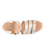 Gold Metallic Paschal Leather Slingback