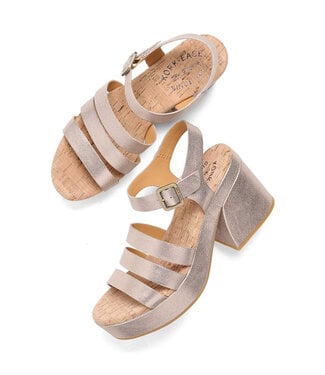 Kork-Ease Gold Metallic Paschal Leather Slingback