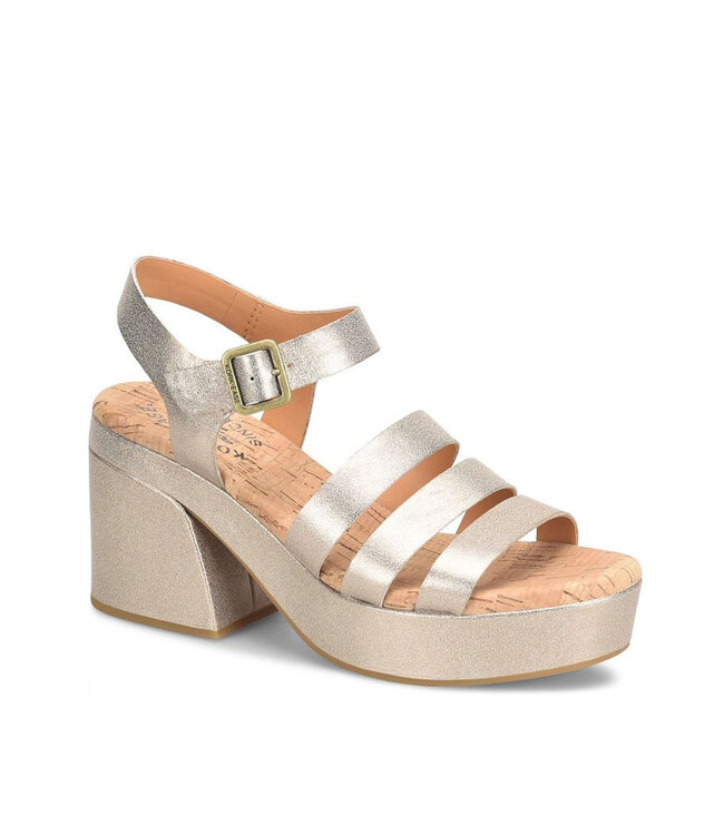 Gold Metallic Paschal Leather Slingback