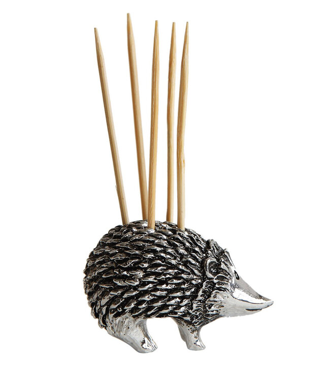 Pewter Hedgehog Toothpick Holder