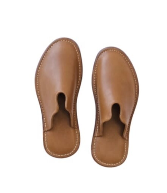 Mr. Grumpy Leather Slippers