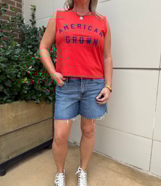 Z Supply Red American Grown Tank