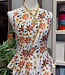 Earthy Floral Peplum Top