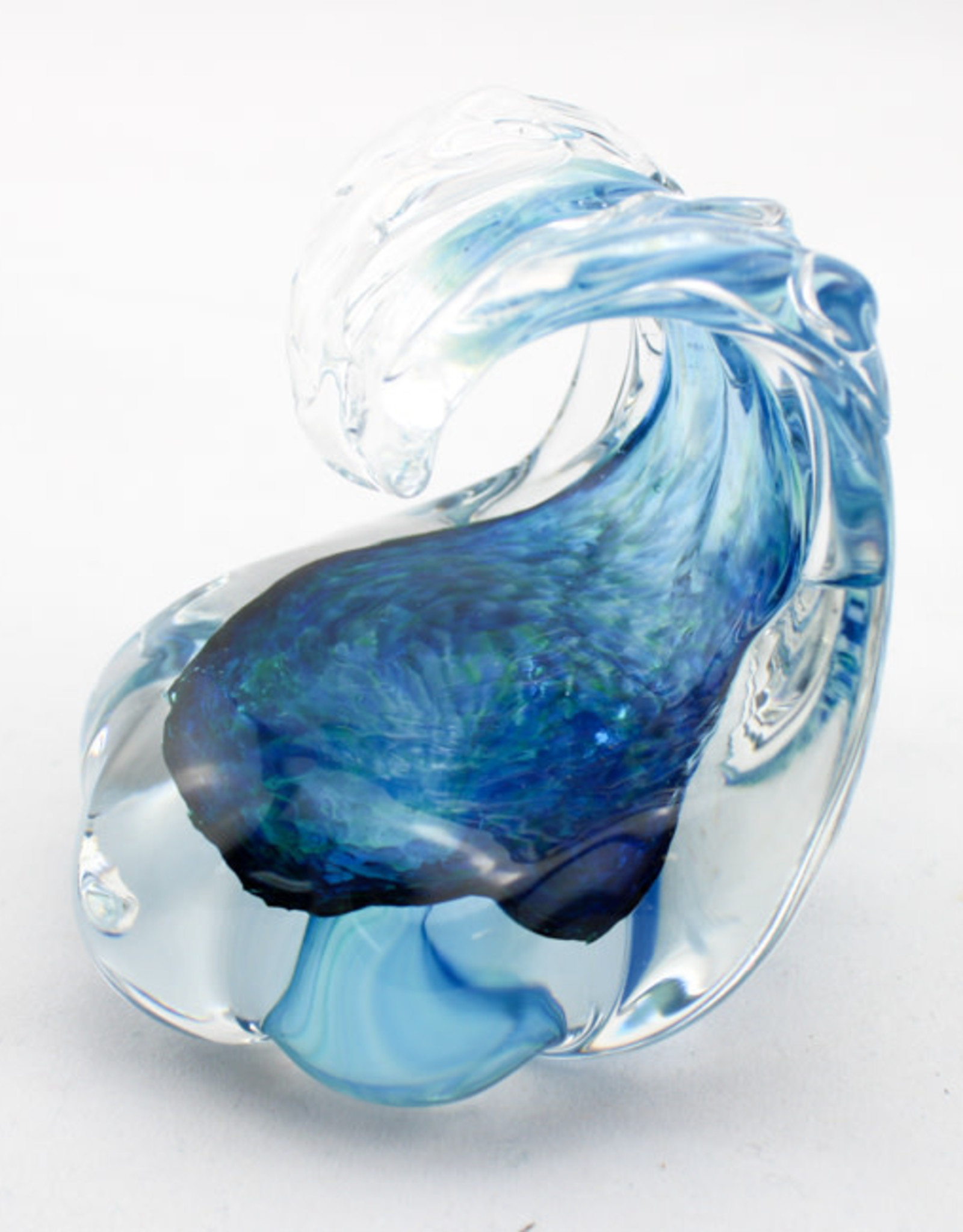 Anchor Bend Glassworks, LLC Glass Wave Scupture-Small