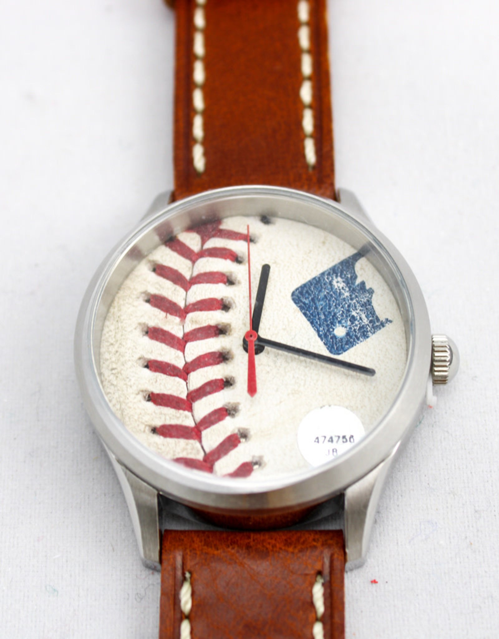 Tokens & Icons Seattle Mariners Game-Used Baseball Watch