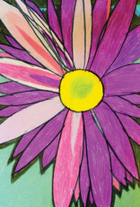 Create Greeting Card-Blank-Purple Flower