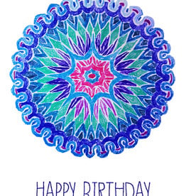 Create Mandala Happy Birthday