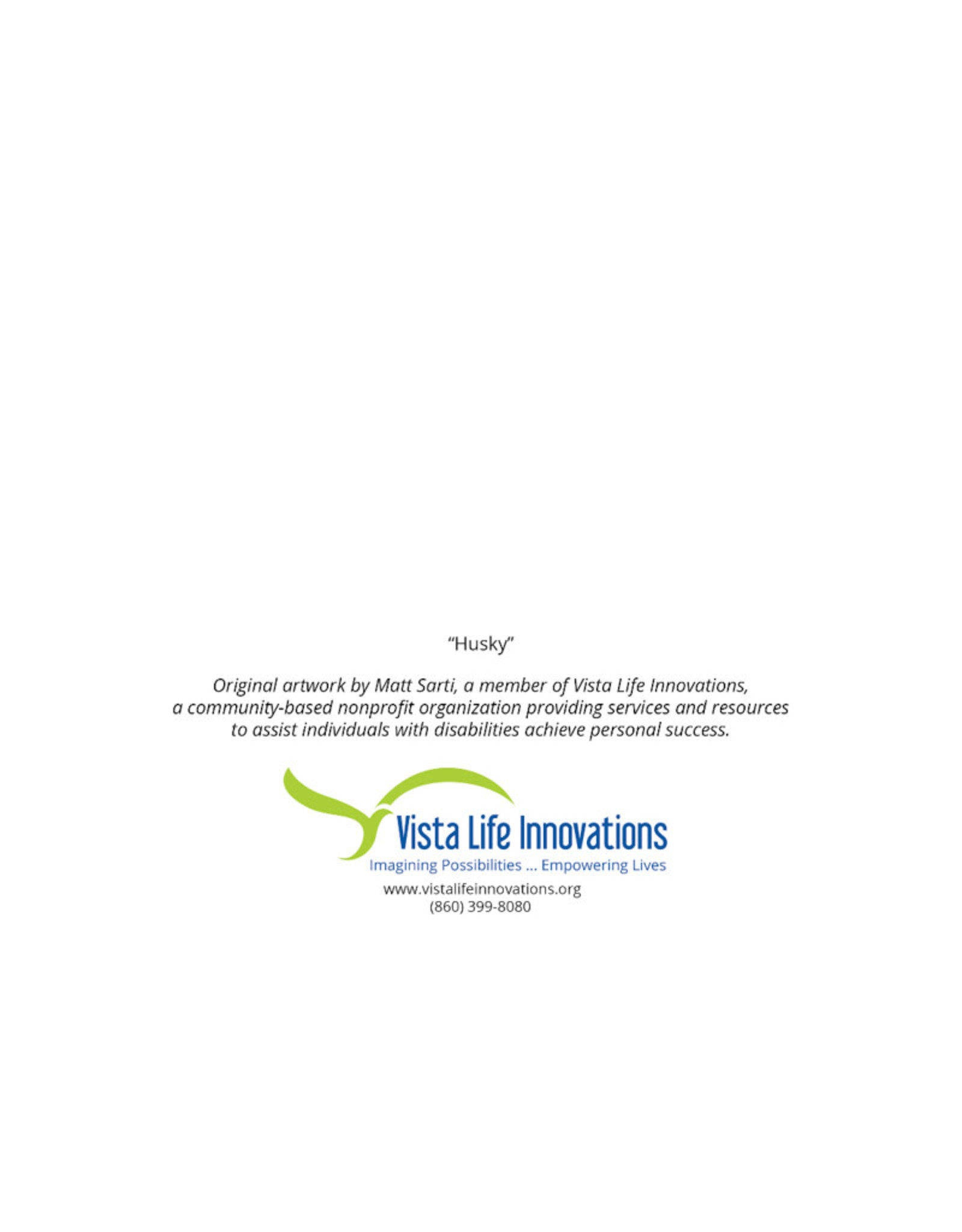 Create Greeting Card-Blank-Husky