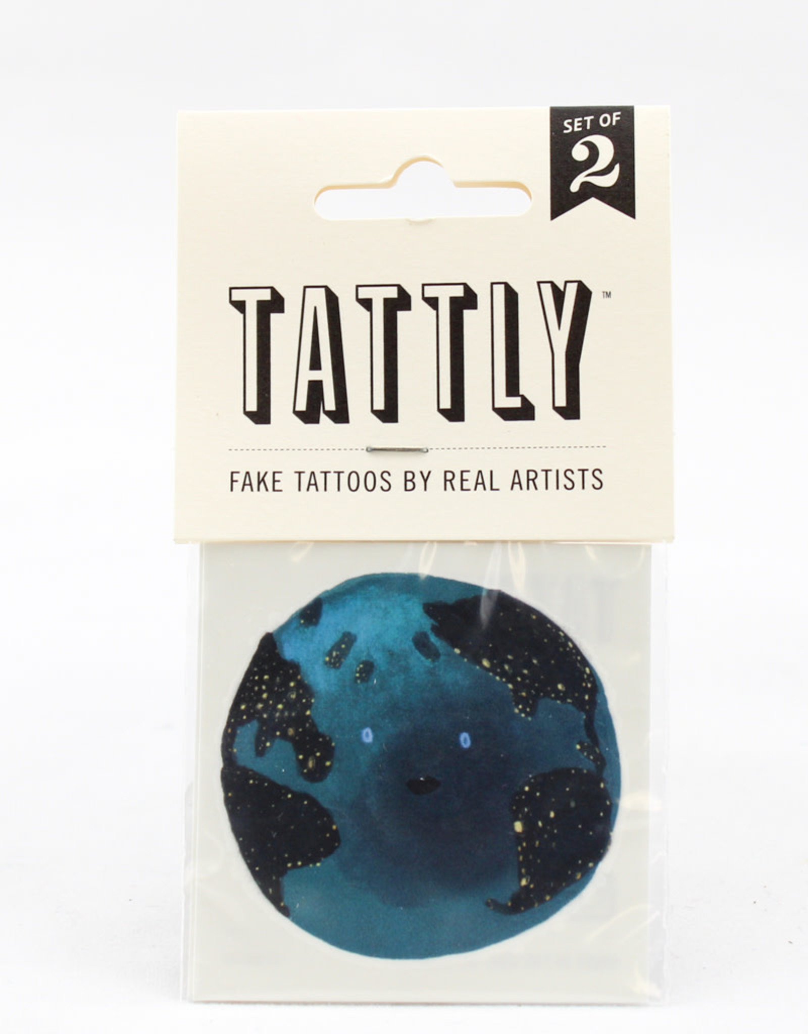 Tattly Earth Tattoo