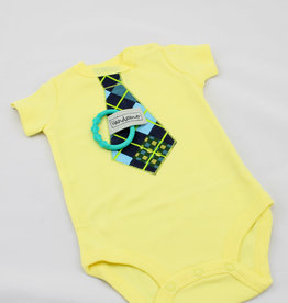 Happy Baby LLC Yellow Tie Short Sleeve-3m