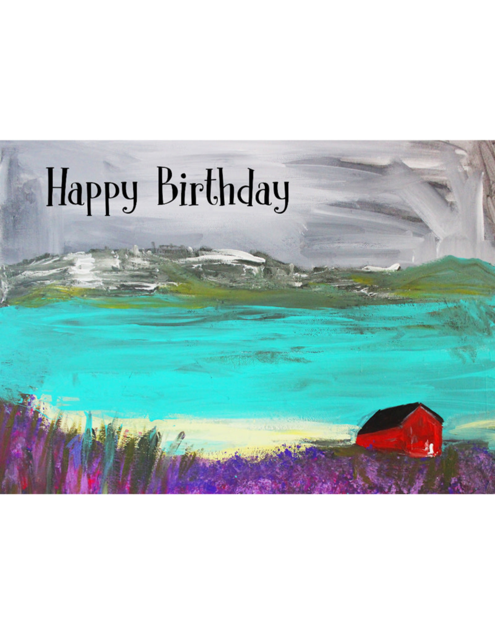 Create Greeting Card-Red Barn