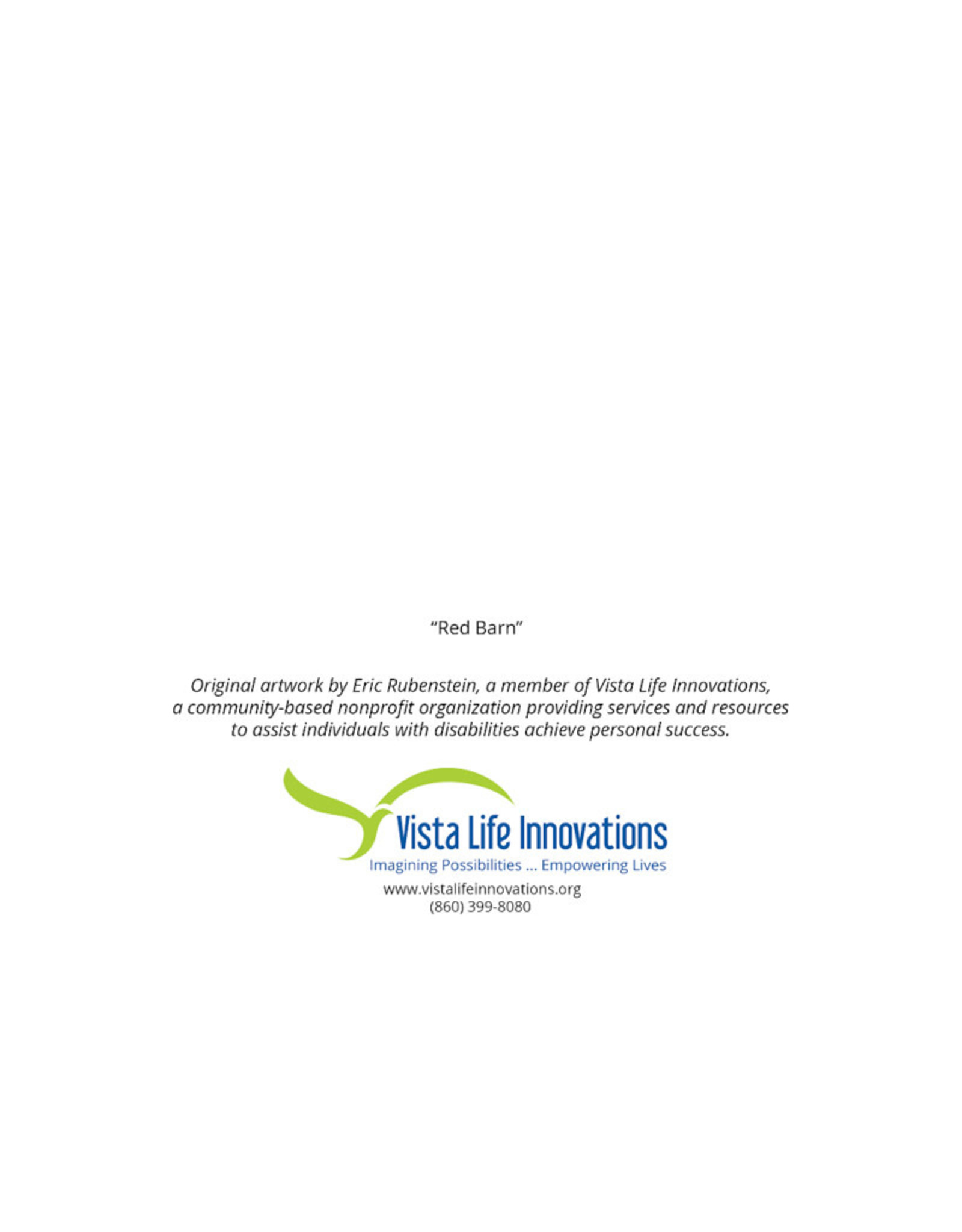 Create Greeting Card-Red Barn