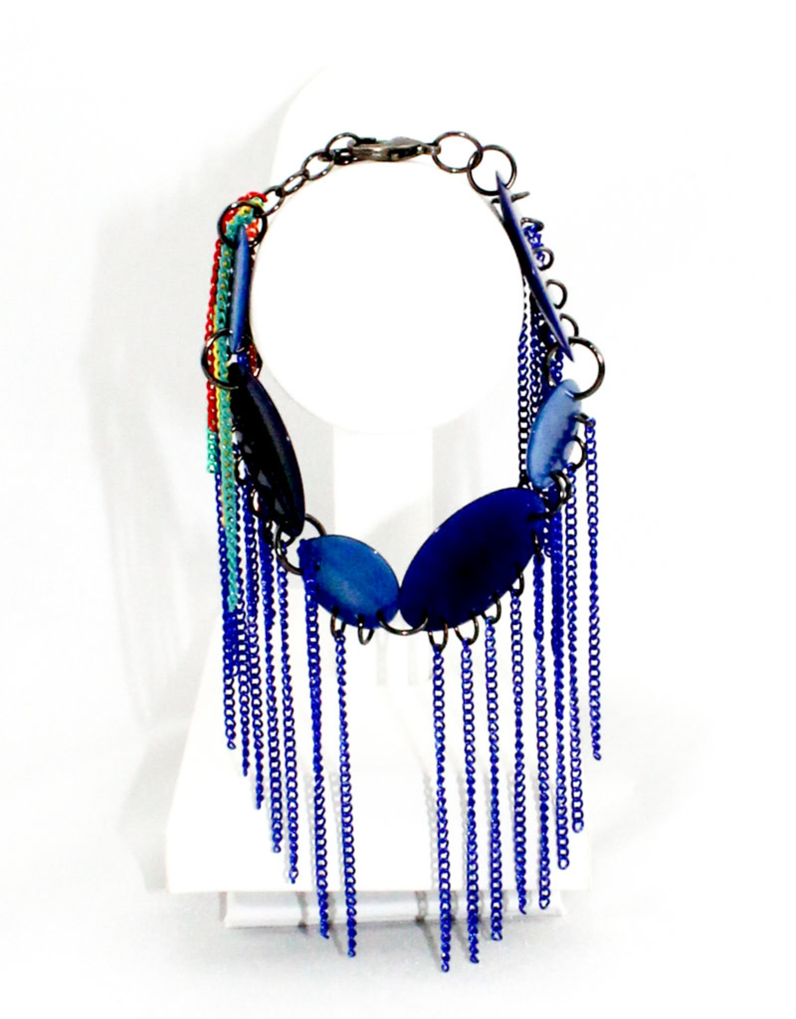 Veronica Riley Martens Rainbow Fringe Bracelet