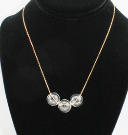 Crunchy Diva Designs Glass Bubble Necklace
