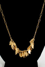 Stefanie Wolf Designs Gold Leaf Collection Petite Necklace