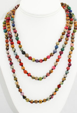 World Finds Kantha Bead Long Necklace