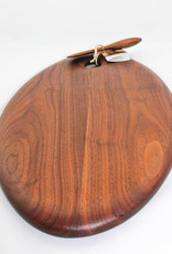 Phil Gautreau Wood Design Artisan Walnut Oval Serving Board