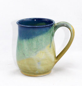 Jason Silverman Ceramics Short Mug Jade Sky