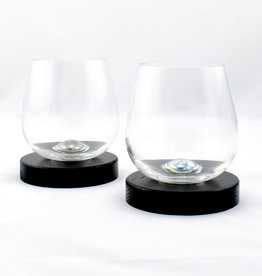 Aura Glass Aura Glass set of 2 glasses with base