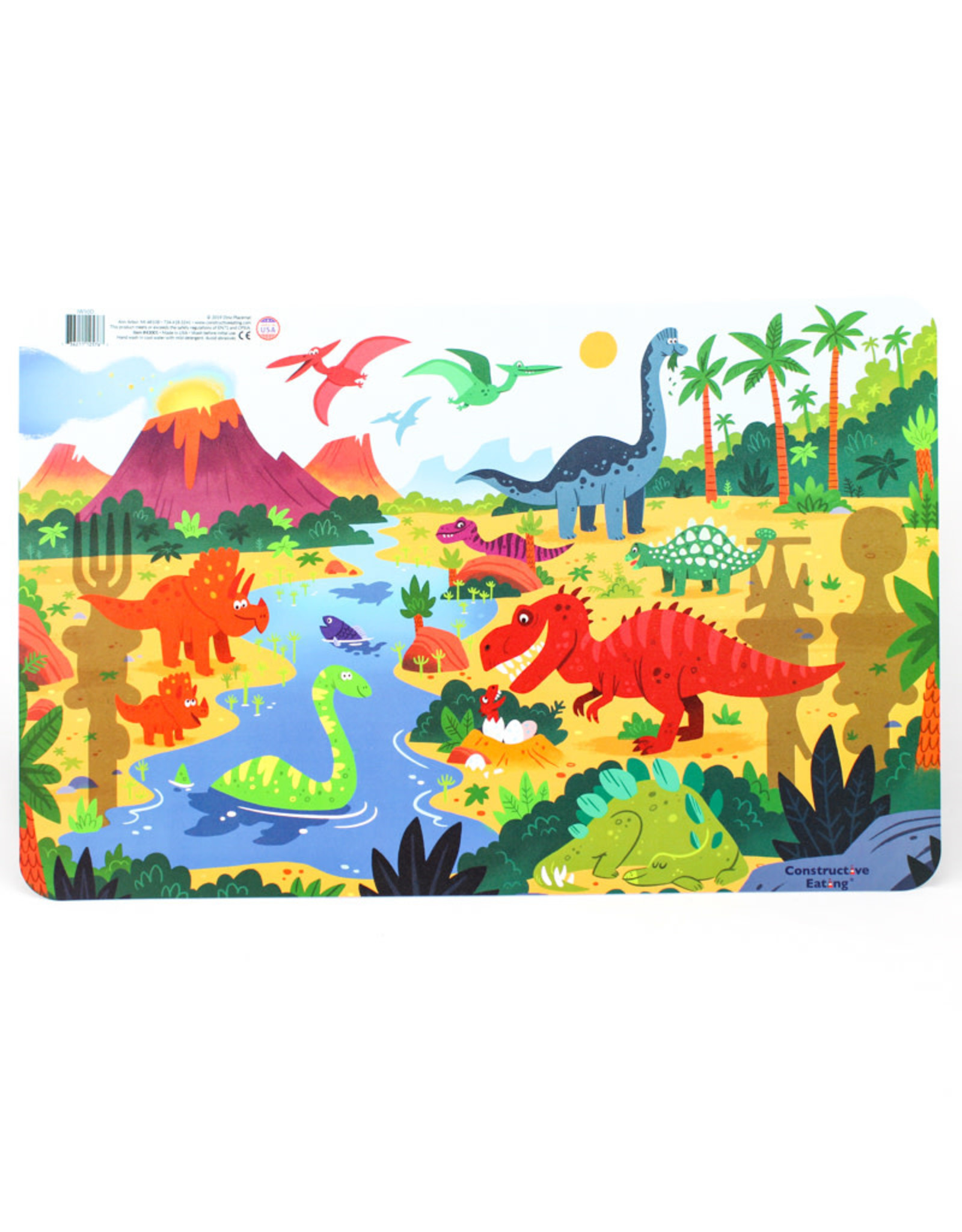 Constructive Eating Dino Placemat