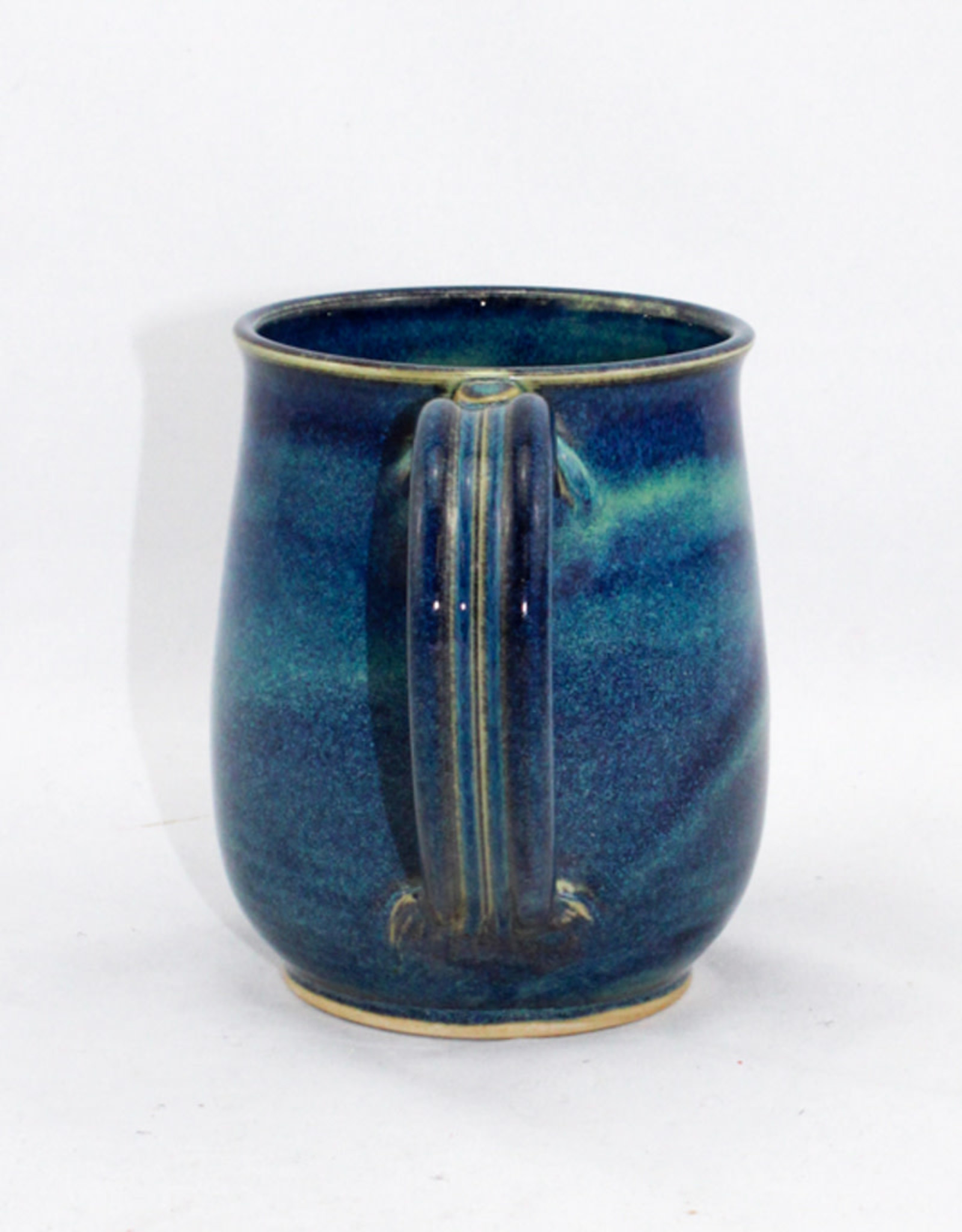 Jason Silverman Ceramics Short Mug Water Blue