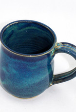 Jason Silverman Ceramics Short Mug Water Blue