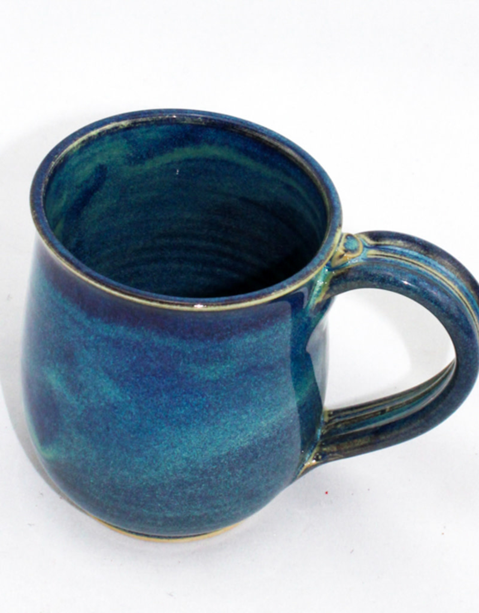 Jason Silverman Ceramics Short Mug Water Blue