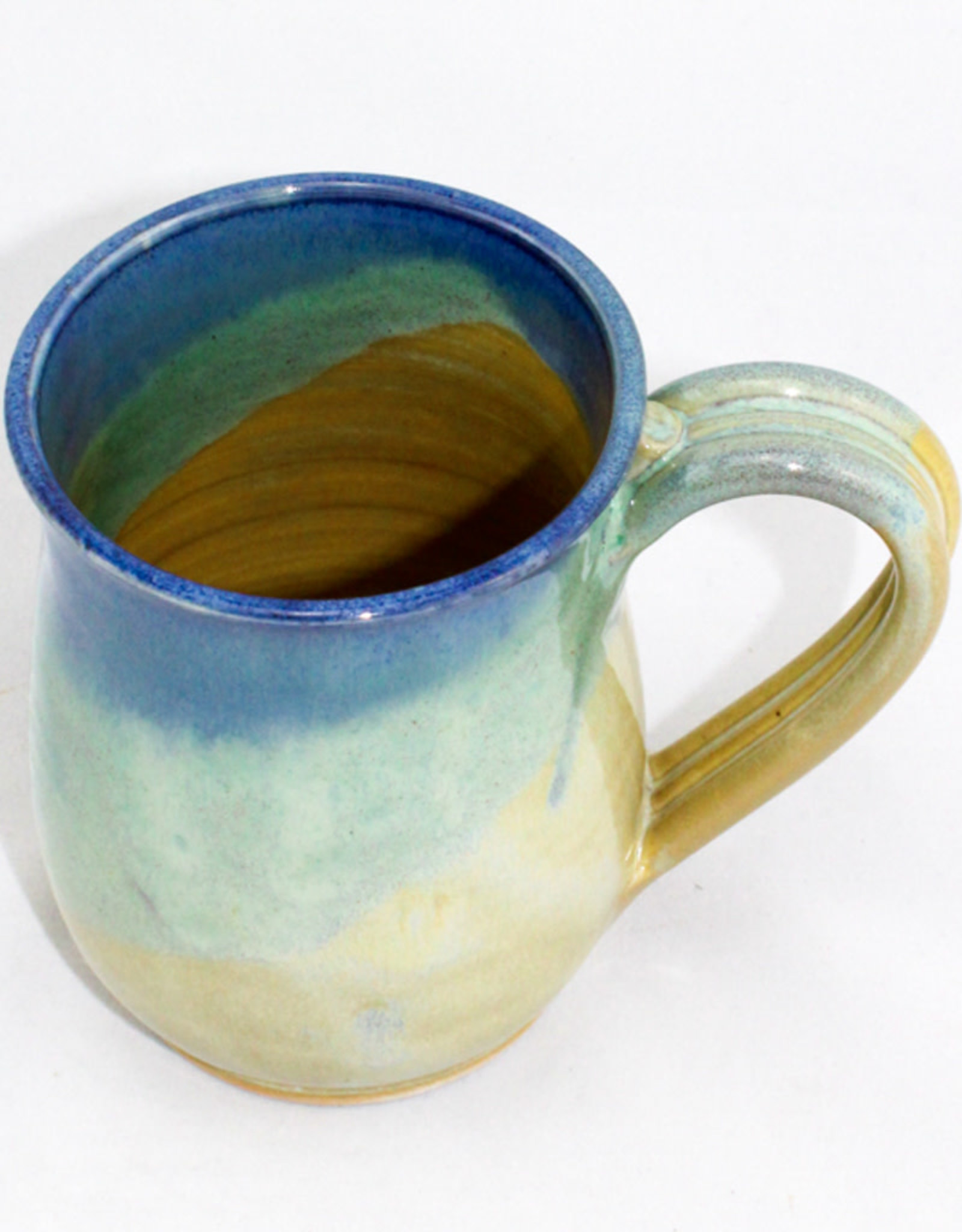 Jason Silverman Ceramics Short Mug-Jade Sky