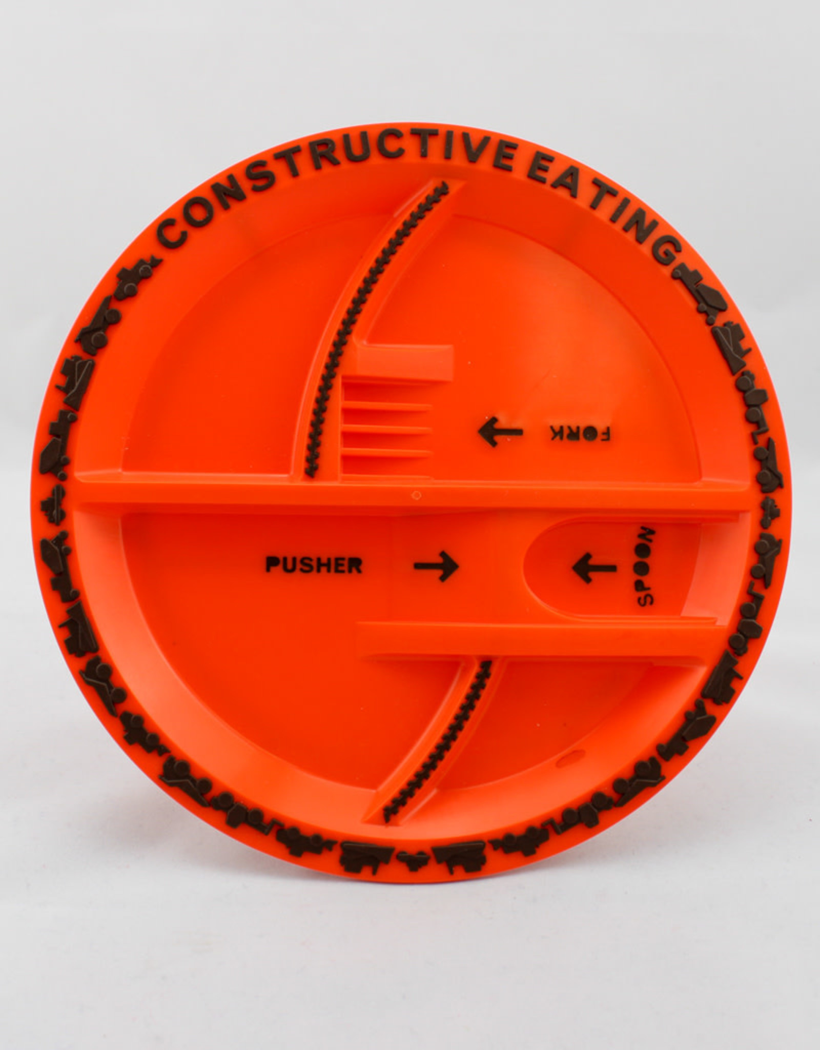 Constructive Eating Construction Plate