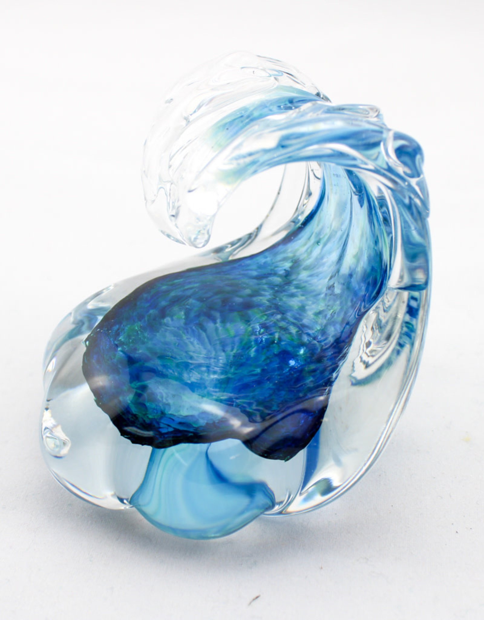 Anchor Bend Glassworks, LLC Glass Wave Scupture-Small