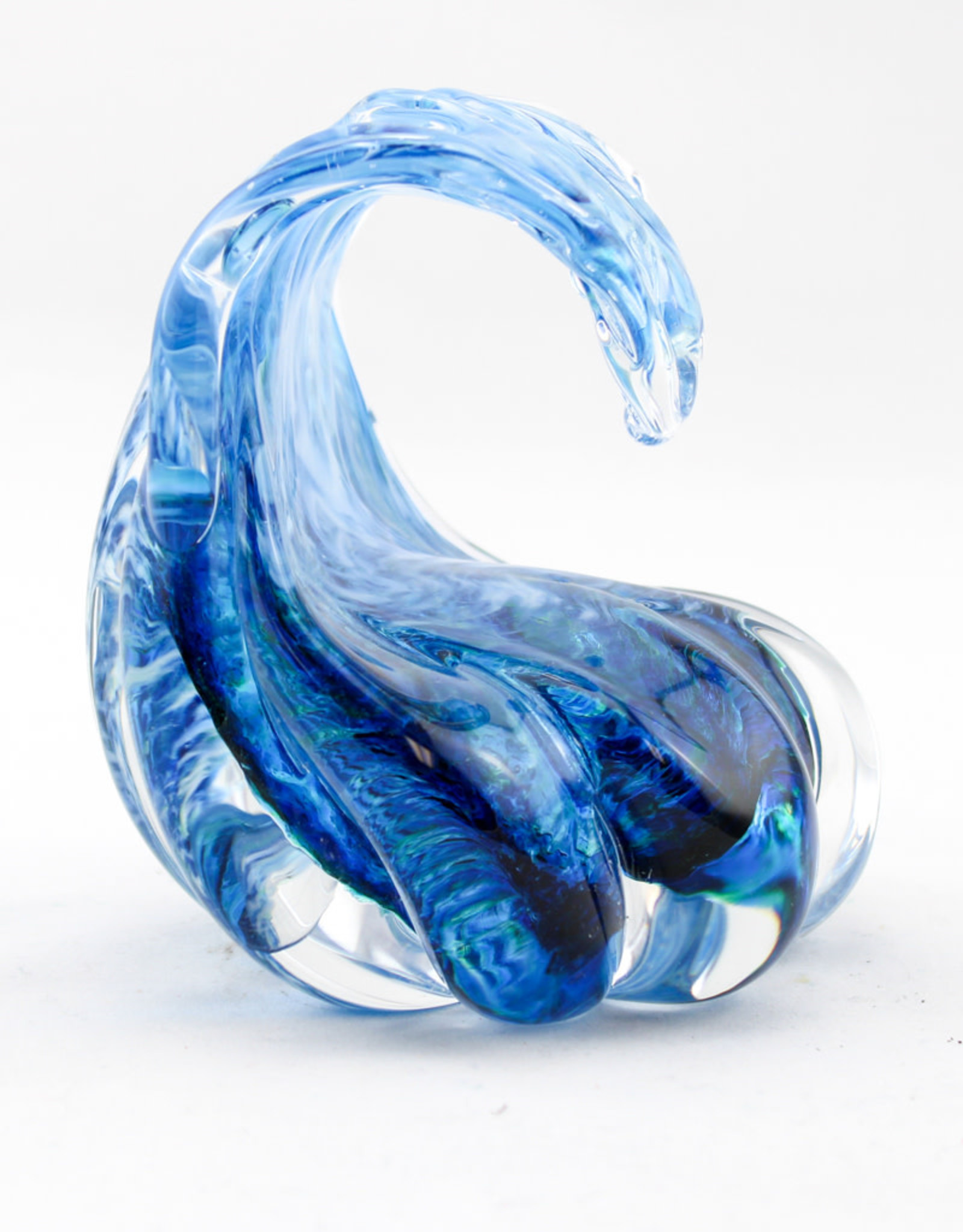 Anchor Bend Glassworks, LLC Glass Wave Scupture - Large