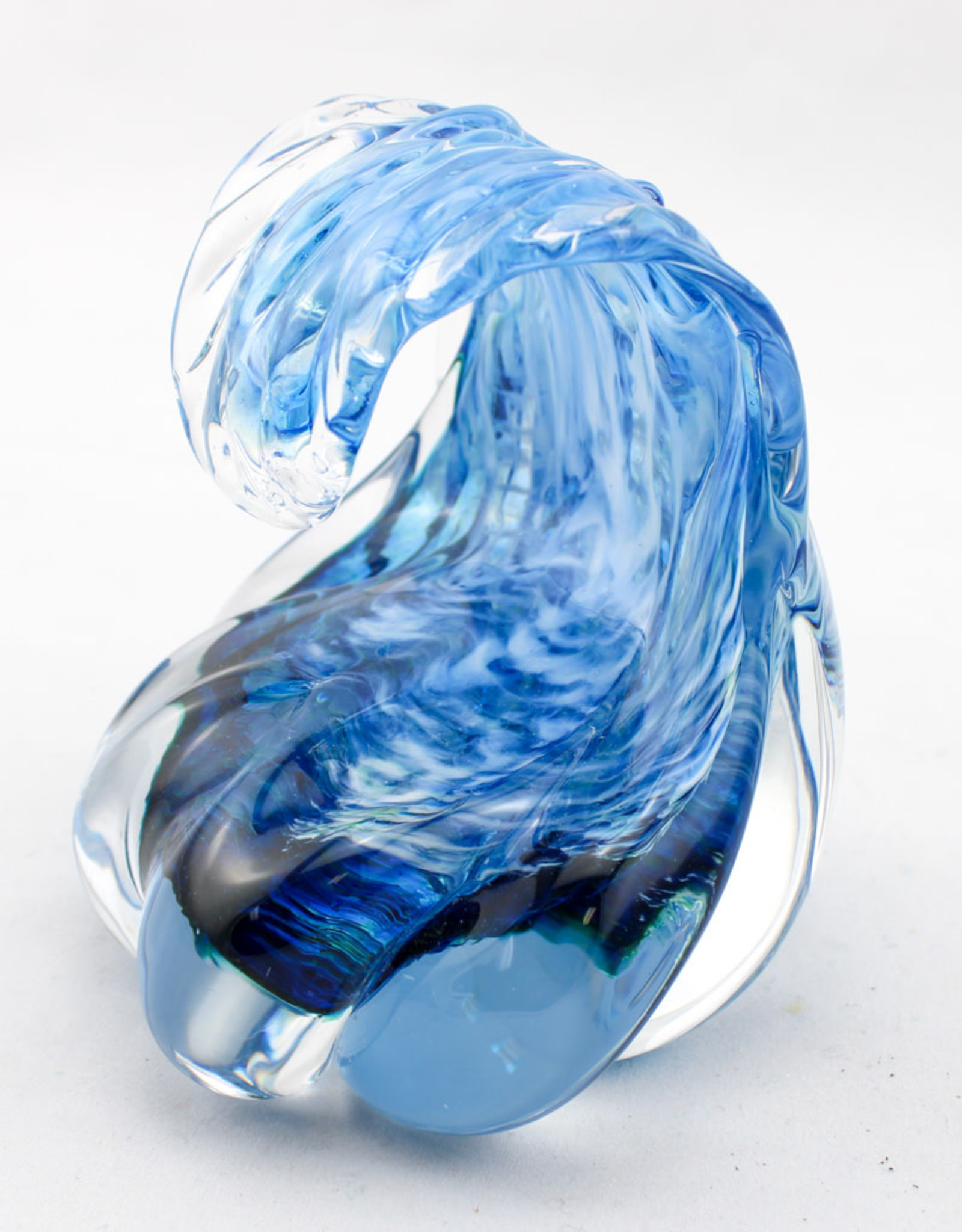 Anchor Bend Glassworks, LLC Glass Wave Scupture - Large