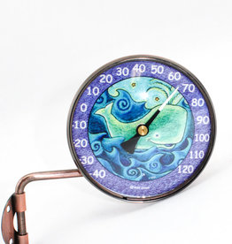 Pink Cloud Gallery Whale Thermometer