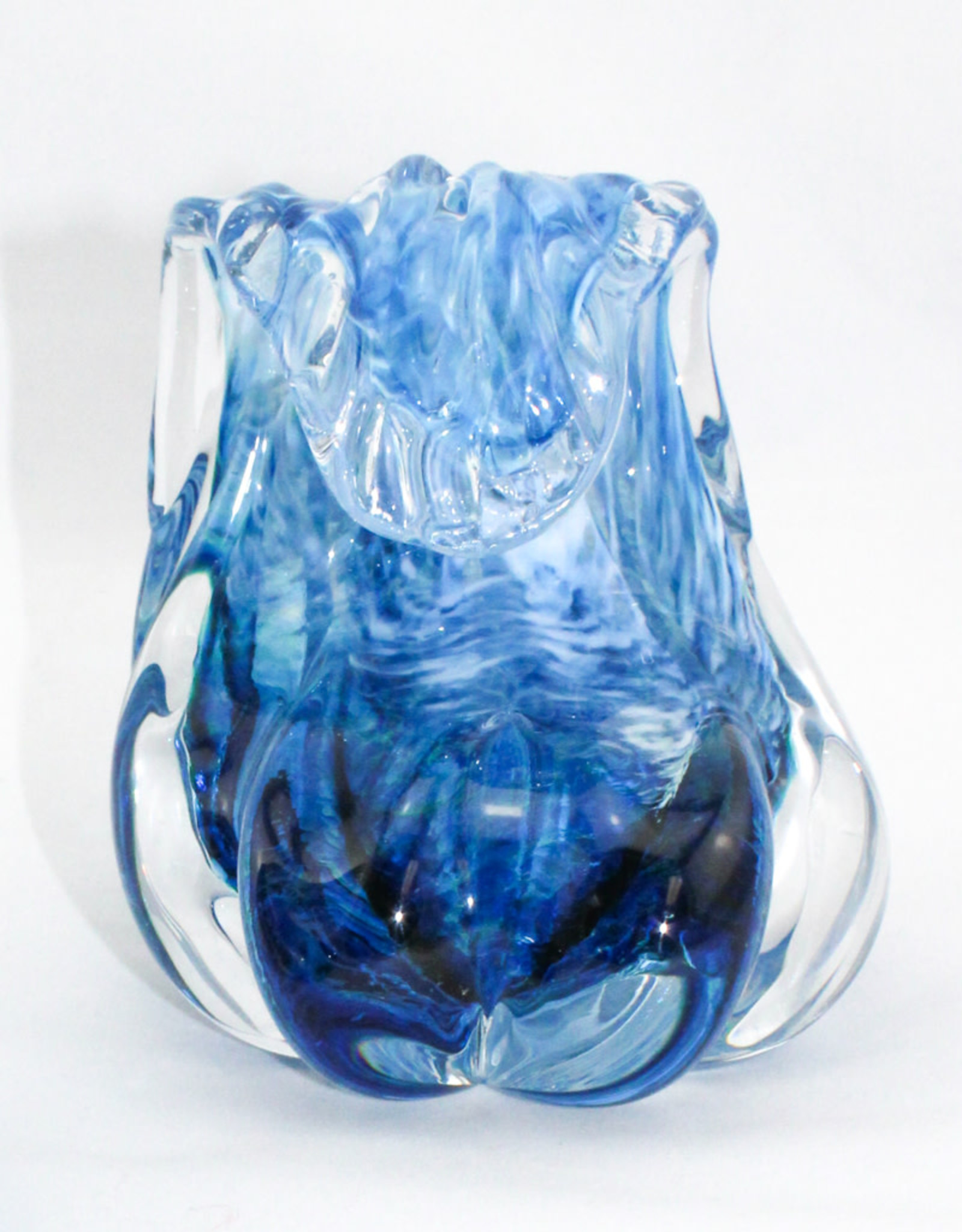 Anchor Bend Glassworks, LLC Glass Wave Scupture-Medium