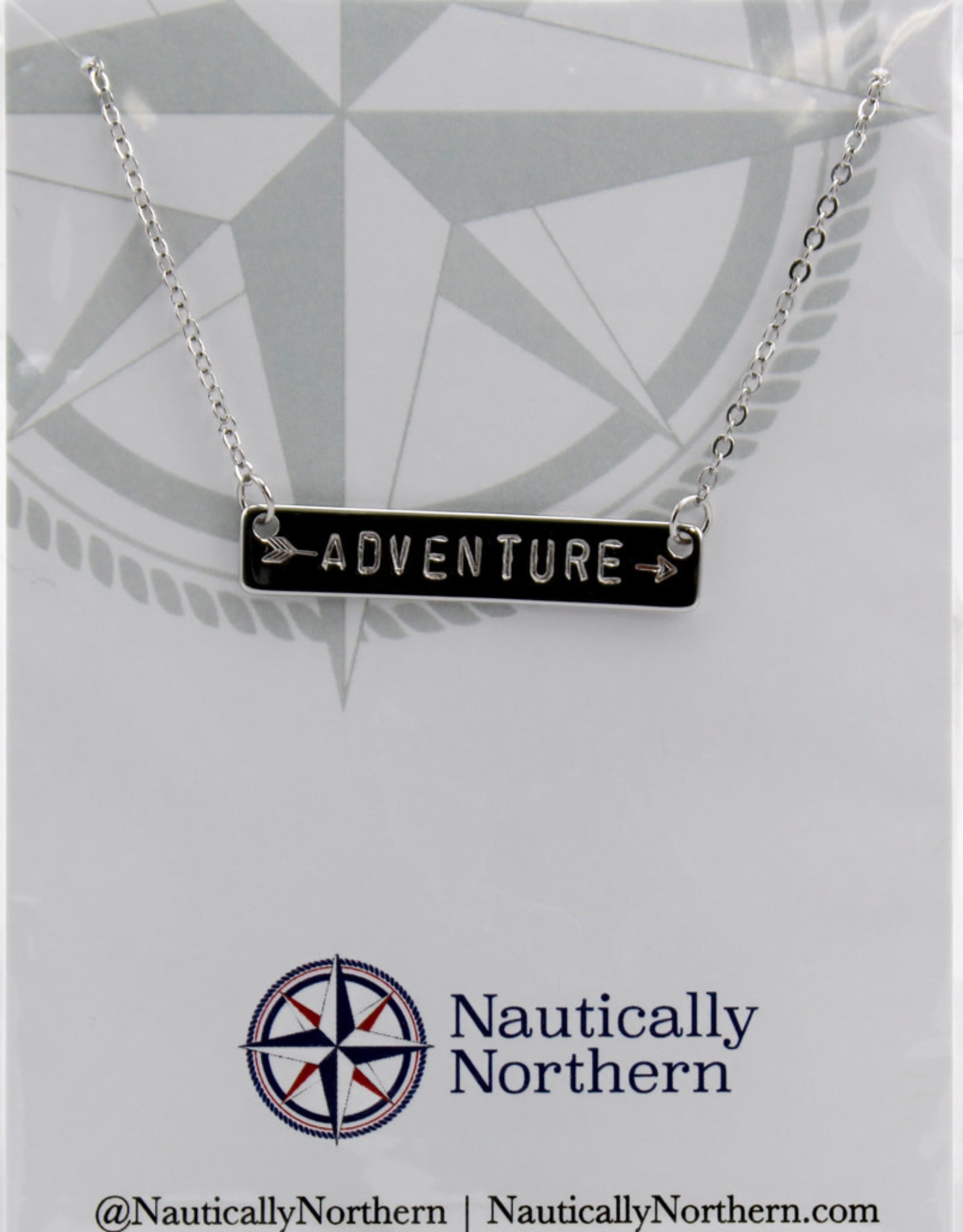 Nautically Northern Adventure- Bar Necklace-SS