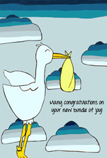 Create Greeting Card Special Delivery Stork