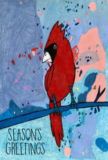 Create Holiday Card-Red Cardinal-10 Pack