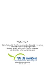 Create Greeting Card Zig Zag Delight