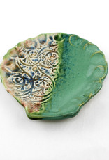 Earth Tones Pottery Shell Dish- Assorted