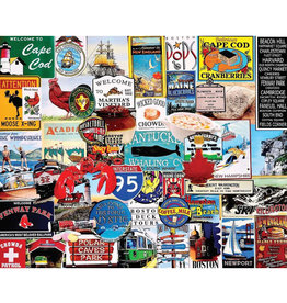 White Mountain Puzzles I Love New England 1000pc Puzzle