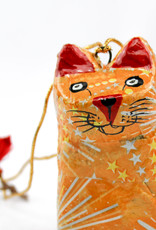 Global Crafts Handpainted Cat Ornament