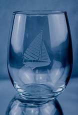 J Charles Stemless Wine Sailboat