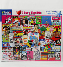 White Mountain Puzzles I Love the 1980's 1000 pc Puzzle
