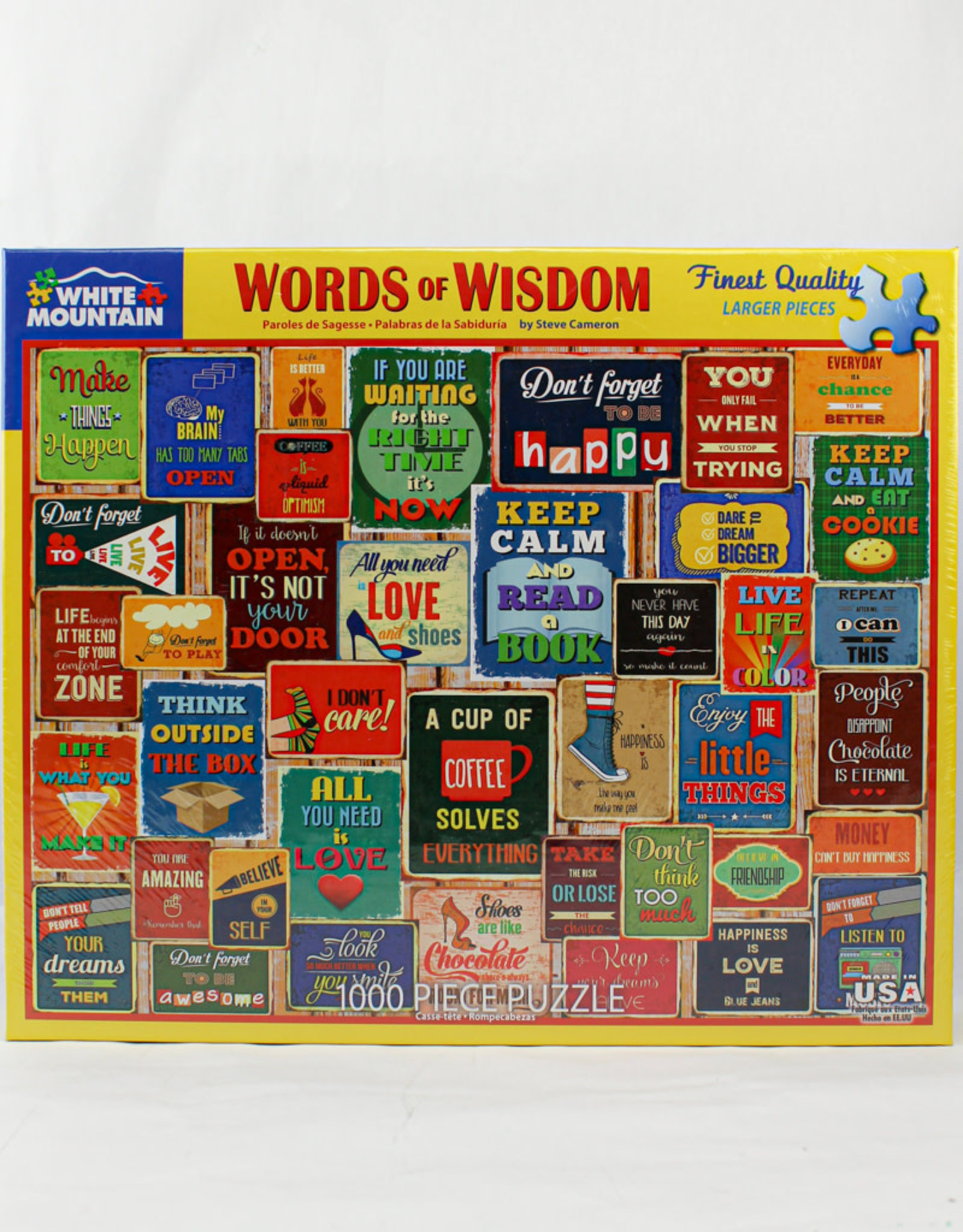 White Mountain Puzzles Words of Wisdom  Puzzle