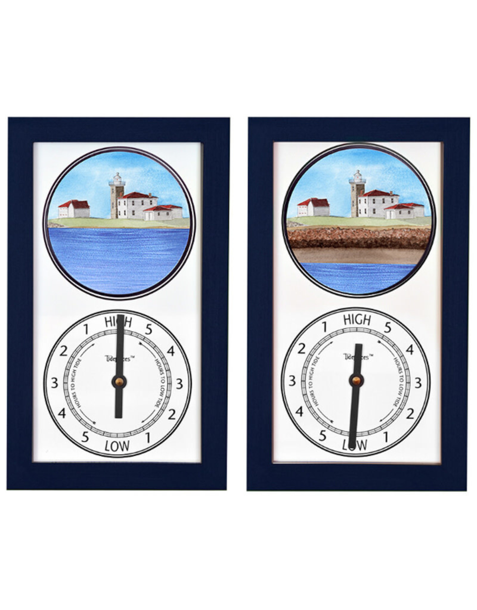 Tide Pieces Tide Clock Watch Hill LIght