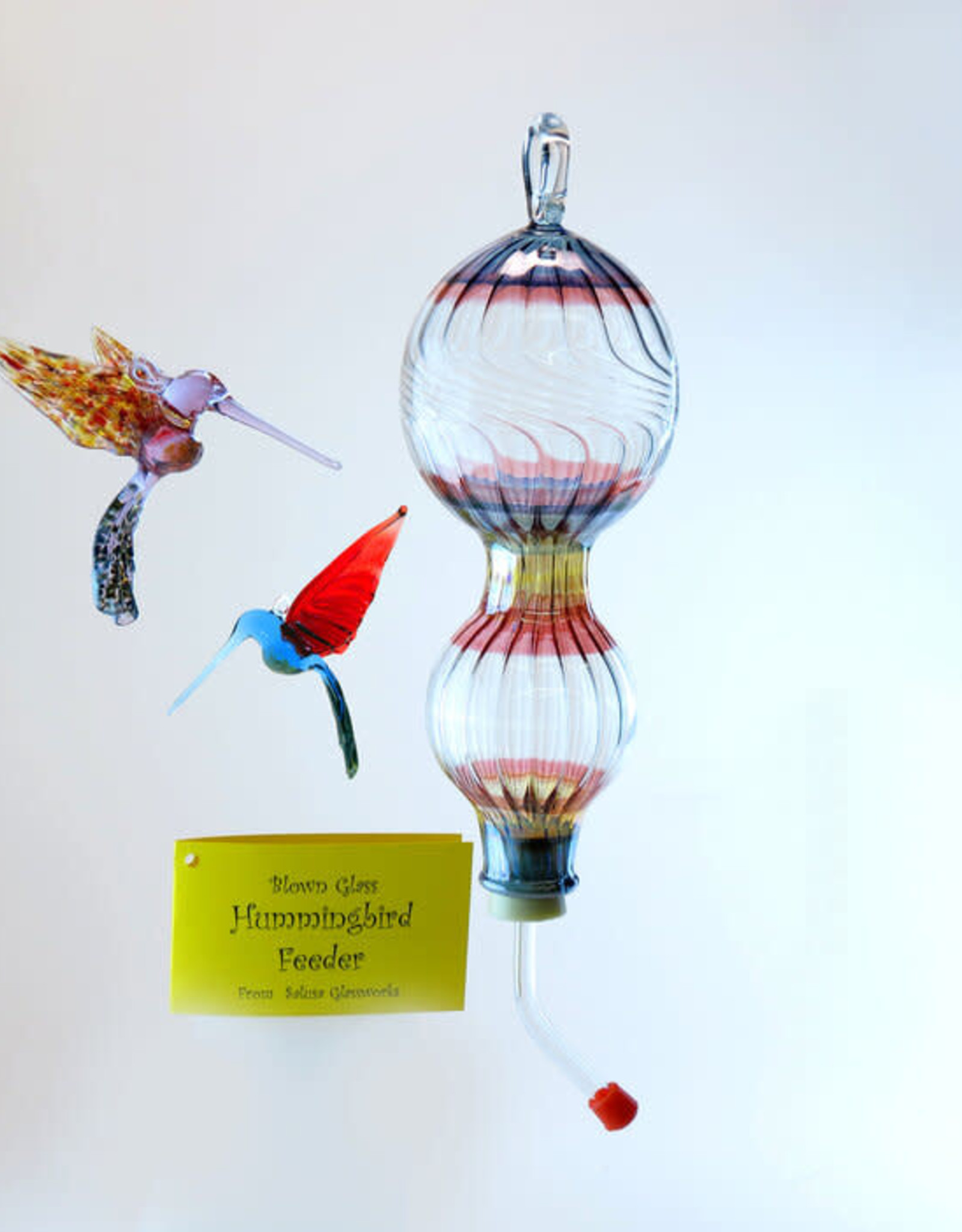 Salusa Glassworks Inc. Hummingbird Feeder